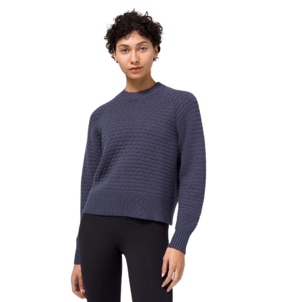 Lululemon Texture Play Crew Sweater size XL/XXL brand new with tags attached